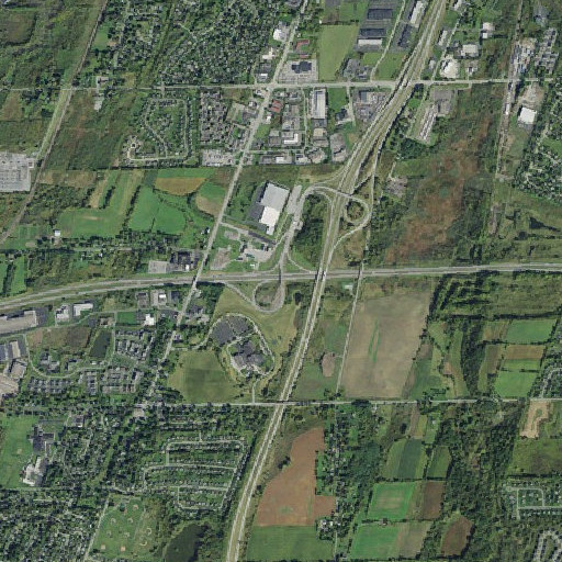 Aerial imagery of Interchange 46, NY