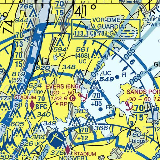 FAA VFR chart of Interchange 5, NY