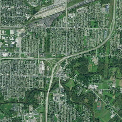 Aerial imagery of Interchange 53, NY