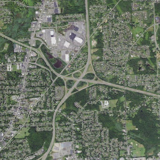 Aerial imagery of North Syracuse Interchange, NY