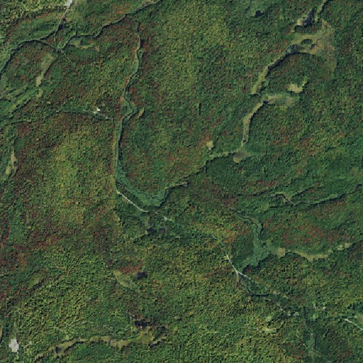 Aerial imagery of Blue Mountain Stream, NY