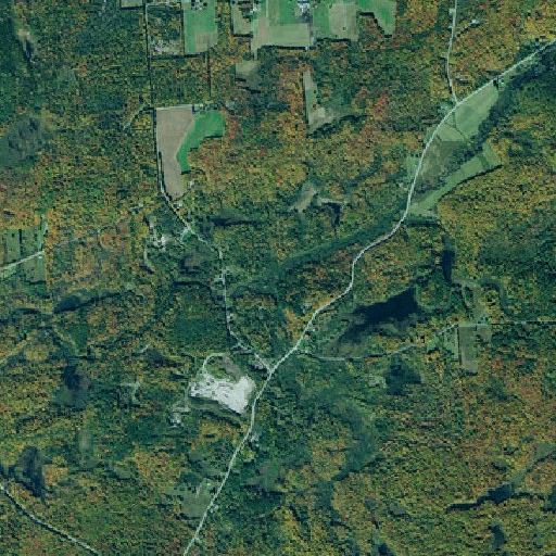 Aerial imagery of Dean Brook, NY