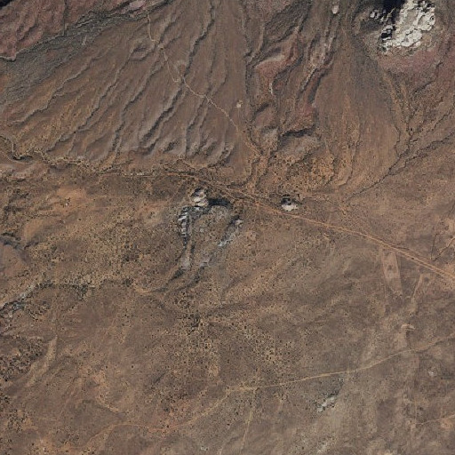 Aerial imagery of Balanced Rock Mesa, AZ