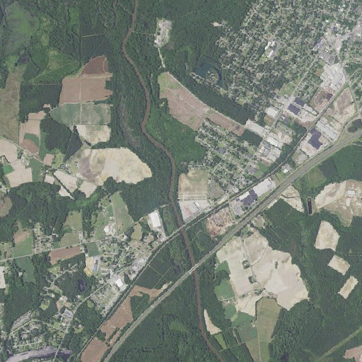 Aerial imagery of Arters Branch, NC