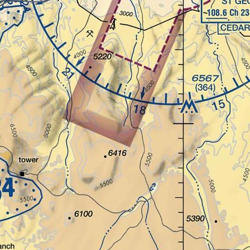 FAA VFR chart of Quail Spring, AZ