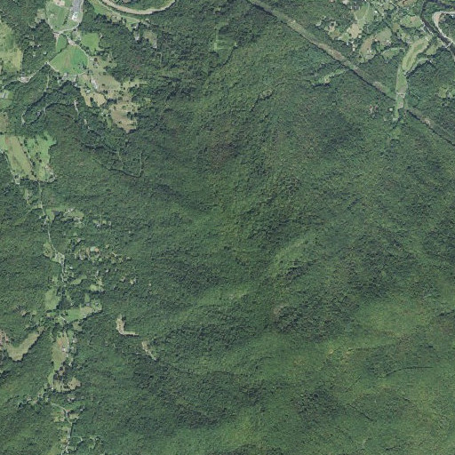 Aerial imagery of Flat Gap, NC
