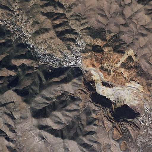 Aerial imagery of Queen Hill, AZ