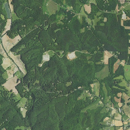 Aerial imagery of Muddy Fork, NC