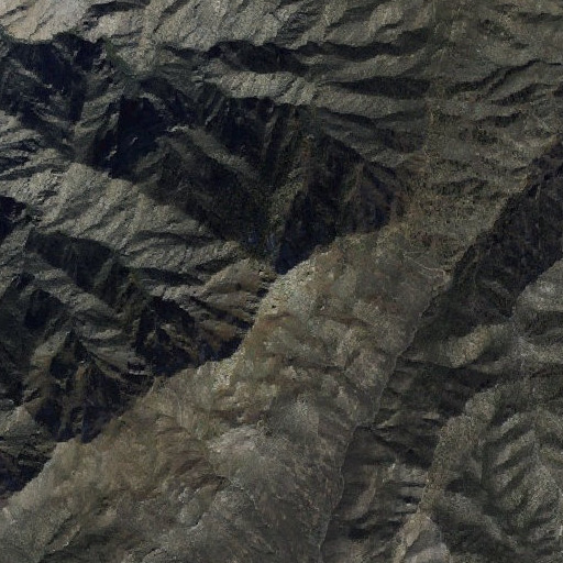 Aerial imagery of Mount Bangs, AZ