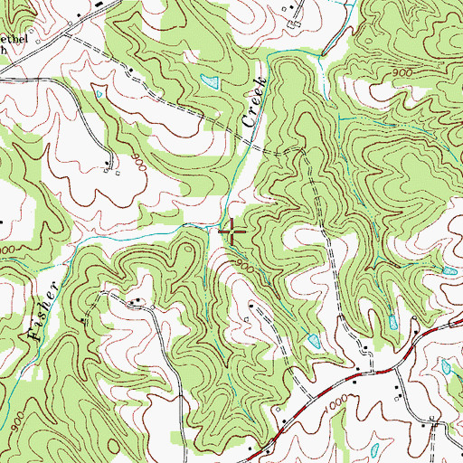 Topographic Map of James Dobbins Lake, NC