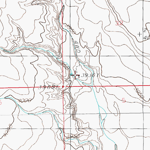 Topographic Map of Reasoner Windmill, AZ
