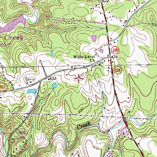 Topographic Map of Forest Lake, NC