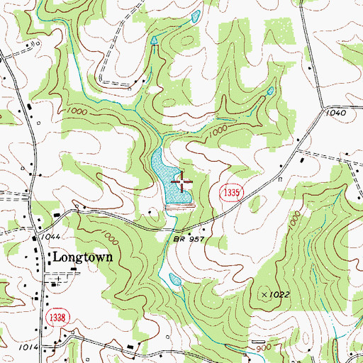 Topographic Map of Deep Creek W/S Structure Number Six B Dam, NC