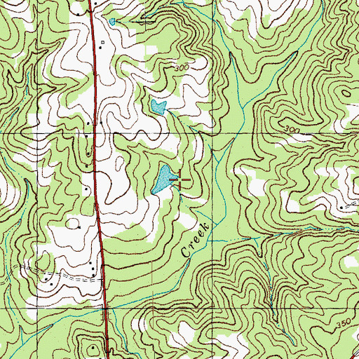 Topographic Map of Strickland Pond Dam, NC