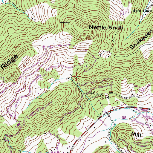 Topographic Map of Devils Lake Dam, NC