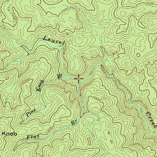 Topographic Map of Trout Lake, NC