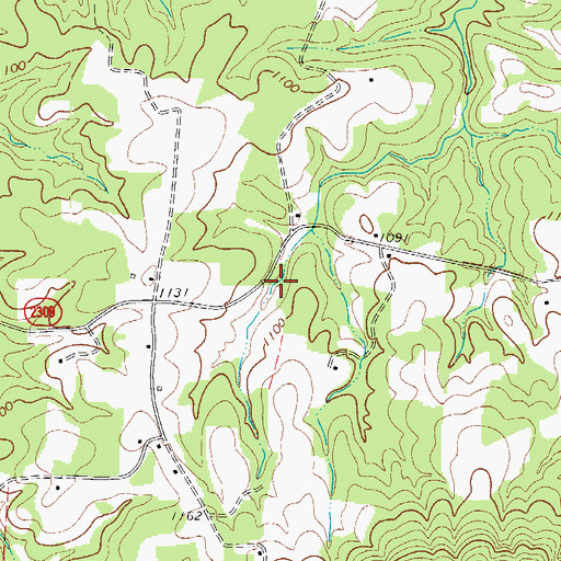 Topographic Map of Miller Dam, NC