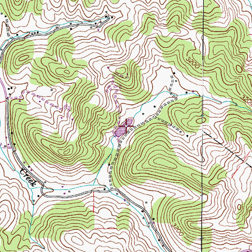 Topographic Map of Different Drum Lake, NC