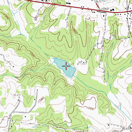 Topographic Map of Deep Creek W/S Number Sixteen, NC