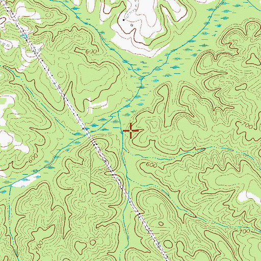 Topographic Map of Beaver Lodge Lake Number One, NC