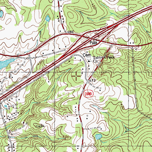Topographic Map of Joe Hamme Sr Lake, NC