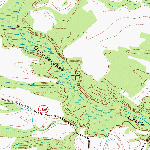 Topographic Map of Johnstons Pond, NC