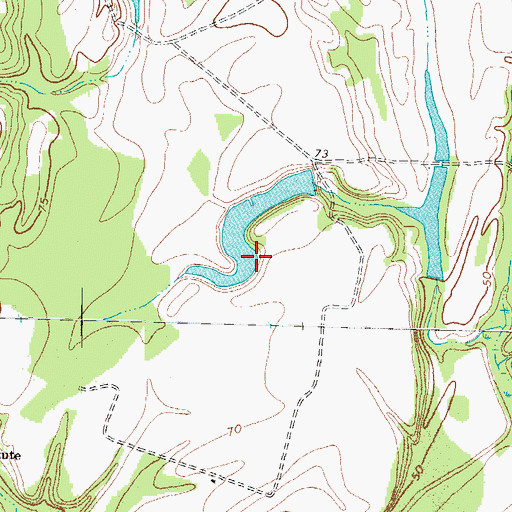 Topographic Map of Pearces Pond, NC