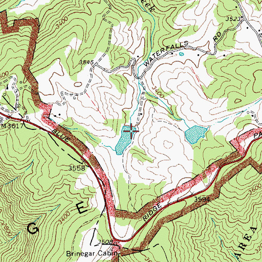 Topographic Map of Willis Lake Dam, NC