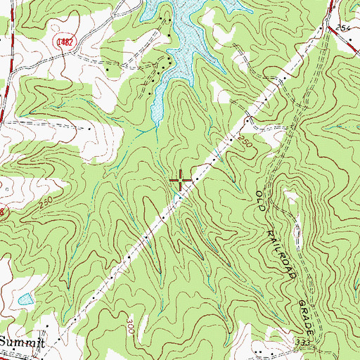Topographic Map of Cagles Pond, NC