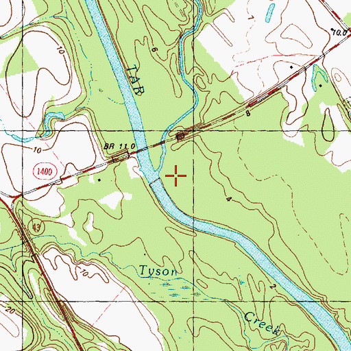 Topographic Map of Conetoe Creek, NC