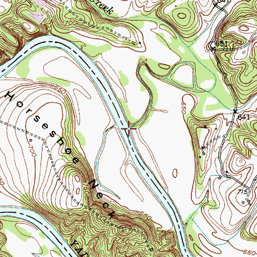 Topographic Map of Dutchman Creek, NC