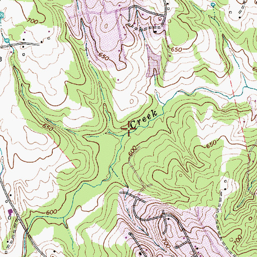 Topographic Map of Clear Creek (historical), NC
