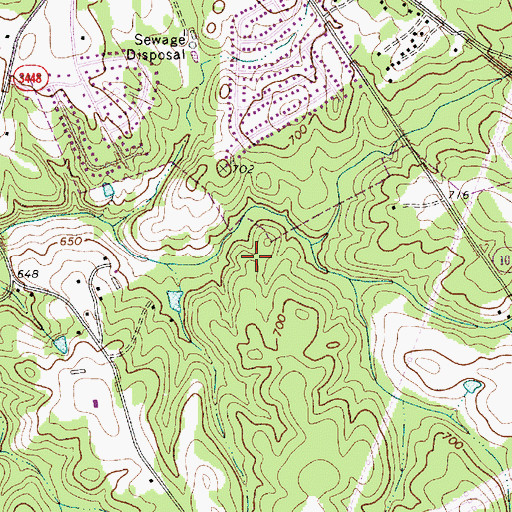 Topographic Map of Providence (historical), NC