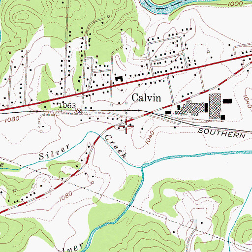 Topographic Map of Tarkey Tail (historical), NC