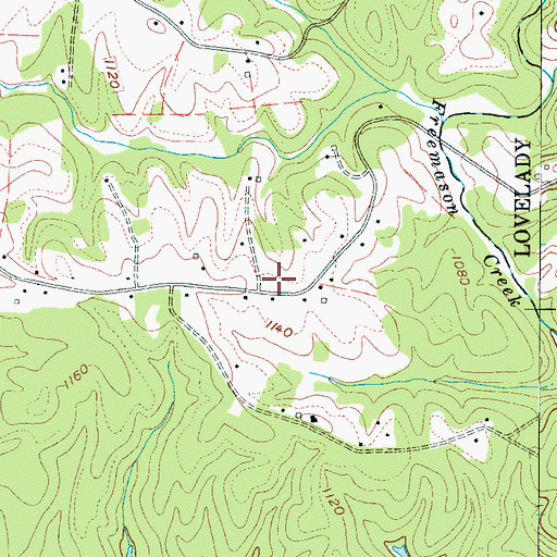 Topographic Map of Linville River (historical), NC
