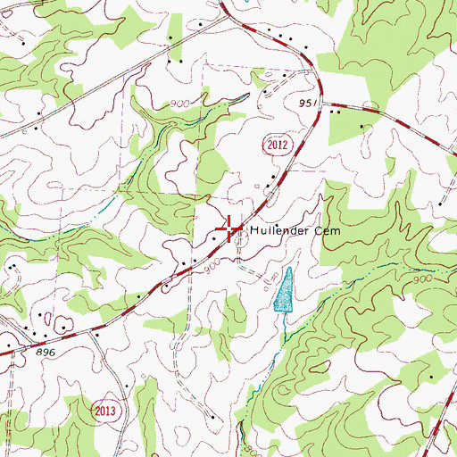 Topographic Map of Fancy (historical), NC