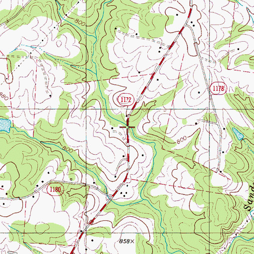 Topographic Map of Green (historical), NC