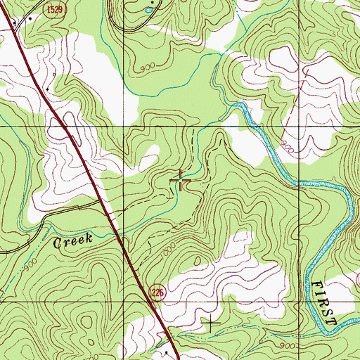 Topographic Map of Holly Rush (historical), NC