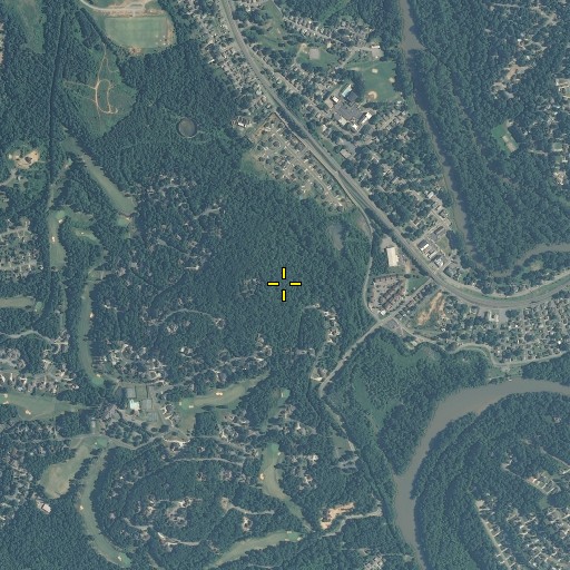 Aerial/Satellite Image of Cramer Mountain, NC