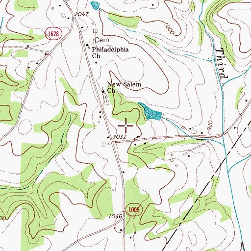 Topographic Map of Brevard (historical), NC