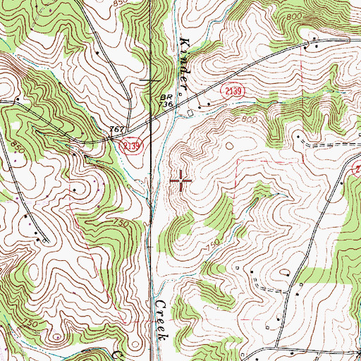 Topographic Map of Gather (historical), NC