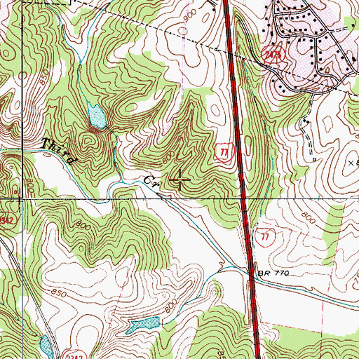 Topographic Map of Matthew (historical), NC