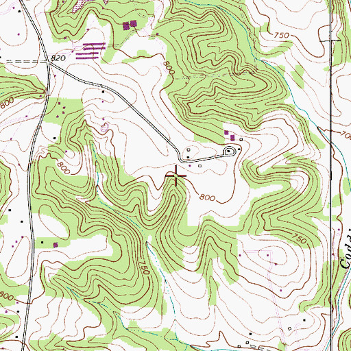 Topographic Map of Torrance (historical), NC