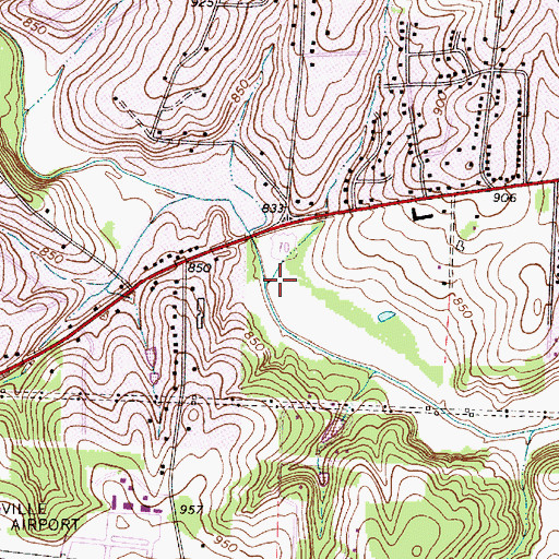 Topographic Map of Watts (historical), NC