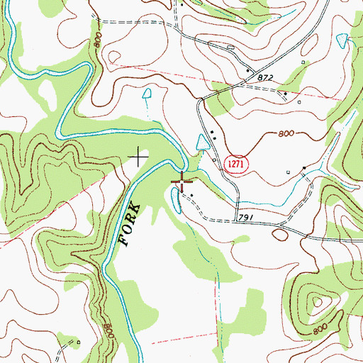 Topographic Map of Pleasant (historical), NC