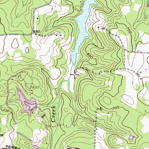 Topographic Map of Dan Nicholas Park, NC