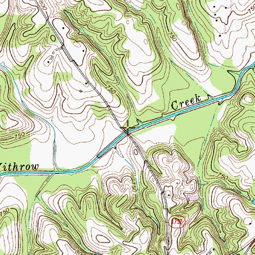Topographic Map of Houston (historical), NC