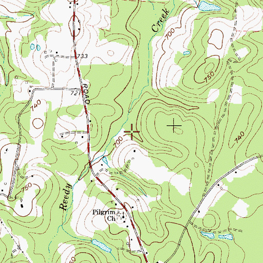 Topographic Map of Pool (historical), NC