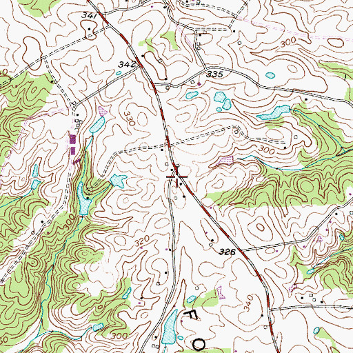 Topographic Map of Shankle, NC