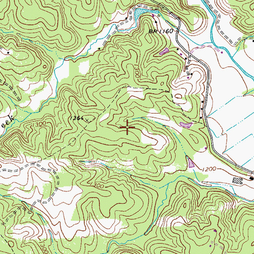 Topographic Map of Jadesville (historical), NC